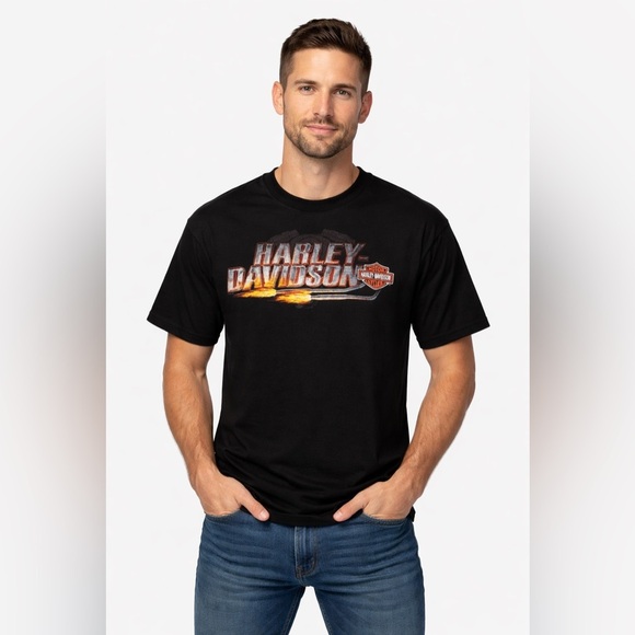 Harley-Davidson Calgary Alberta Canada T-Shirt Black Size XL - Picture 5 of 5
